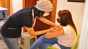 Karaman'da 2 bölgede Kovid-19 aşı uygulama noktası oluşturuldu