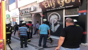 Karaman'da iş yerinde yangın çıktı