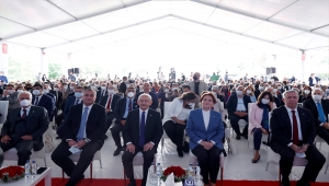 Kılıçdaroğlu ve Akşener, Çankaya Belediyesinin Temel Atma ve Toplu Açılış Töreni'ne katıldı 