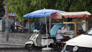Kırıkkale'de sağanak etkili oldu