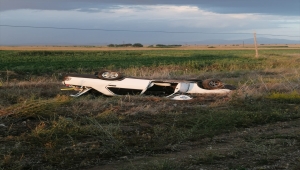 Konya'da otomobil devrildi: 4 yaralı