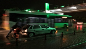 Konya'da sağanak yaşamı olumsuz etkiledi