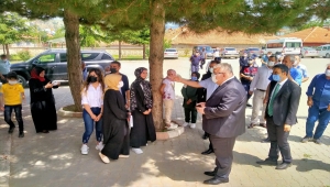 KOP'tan belde okuluna kütüphane desteği