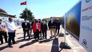 Medya-İş, Ürgüp'te AA'nın fotoğraflarından oluşan "Direnen Filistin" konulu sergi açtı