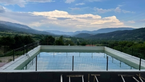 Nallıhan Belediyesi Aydoğmuş Mahallesi'ne sulama havuzu kurdu