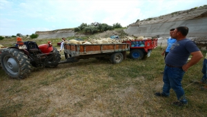 Nevşehir'de tavanı çöken ağıldaki 58 küçükbaş hayvan telef oldu