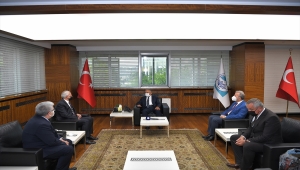 Sağlık Bilimleri Üniversitesi Rektörü Erdöl'den Büyükkılıç'a ziyaret