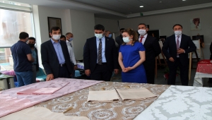 Şarkışla'da kursiyerler sergi açtı 