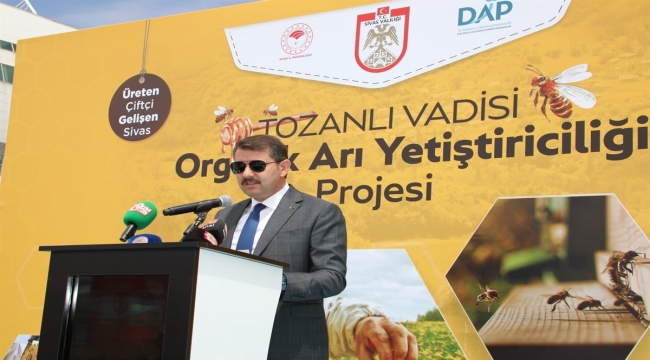 Sivas'ta arıcılara 3 bin organik kovan ve petek dağıtıldı