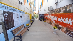 AK Parti Beypazarı İlçe Başkanlığı binasında kültür köşesi oluşturuldu