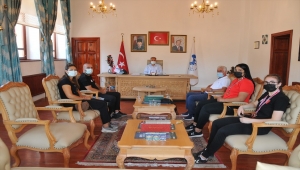 Başarılı sporcular Başkan Akkaya'yı ziyaret etti