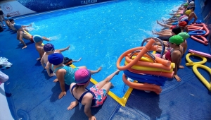 Beypazarı ilçesinde "Yüzme Bilmeyen Kalmasın" projesi hayata geçirildi