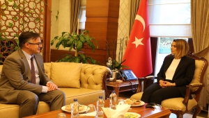 Büyükelçi Tinca, Vali Becel'i ziyaret etti