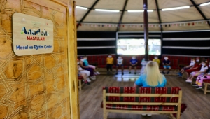 Eskişehirli çocuklar Masal Evi'nde Anadolu kültürüyle yoğruluyor