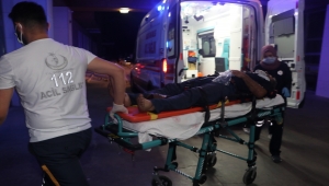 Karaman'da kamyon kasasından düşen şahıs yaralandı