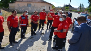 Karaman'da UMKE tarafından yapılan "doğal afet" tatbikatı gerçeğini aratmadı