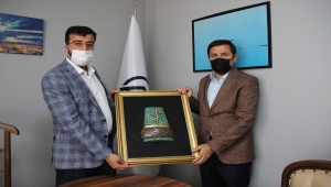 Karatay Belediye Başkanı Kılca'dan, AA Konya Bölge Müdürü Yerlikaya'ya "hayırlı olsun" ziyareti