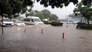 Kırıkkale'de sağanak etkili oldu