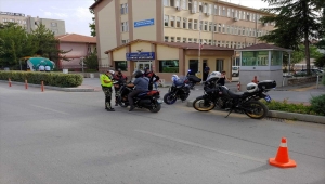 Kırşehir'de motosiklet ve motorlu bisikletlere yönelik denetim yapıldı
