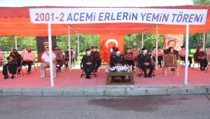 Nevşehir'de "özel asker" Muhammed Ali Şahin, Mehmetçiklerle yemin etti