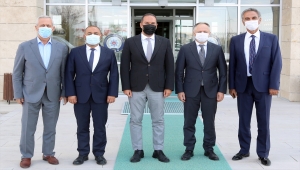 Niğde Belediye Başkanı Emrah Özdemir'den Emniyet Müdürü Adnan Özdemir'e ziyaret