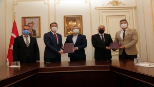 Sarıkaya ilçesine yapılacak "Halk Kütüphanesi" için protokol imzalandı