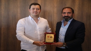 Sivasspor ve Petrocub yöneticileri yemekte bir araya geldi