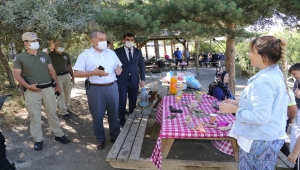 Yozgat'ta Çamlık Milli Parkı'nda piknik yapanlar, orman yangınlarına karşı uyarıldı