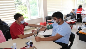 Yunak'ta kan bağışı kampanyası