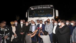 AK Parti Ankara İl Başkanlığından orman yangınlarının etkili olduğu Muğla'ya 21 tır yardım