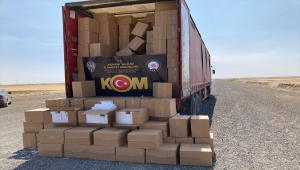  Aksaray'da 13 milyon makaron ele geçirildi 