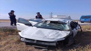 Aksaray'da şarampole devrilen otomobilde 1 kişi öldü, 2 kardeşi yaralandı
