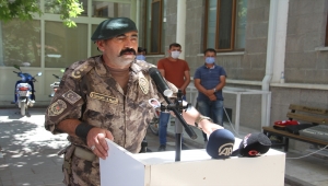 Aydın'da boğun polis memuru son yolculuğuna uğurlandı