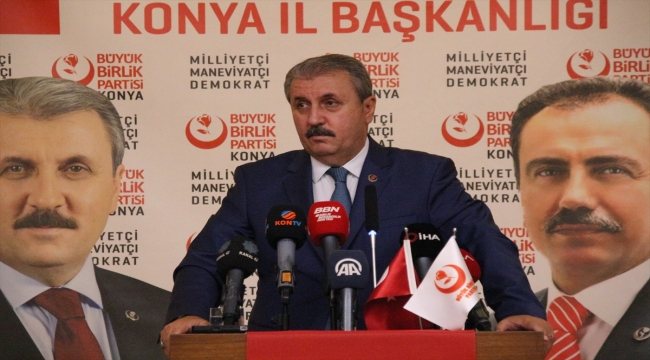 BBP Genel Başkanı Destici, Konya'da konuştu: