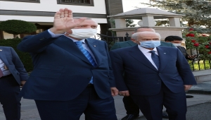 Cumhurbaşkanı Erdoğan'ın, MHP Genel Başkanı Bahçeli'yi ziyareti sona erdi