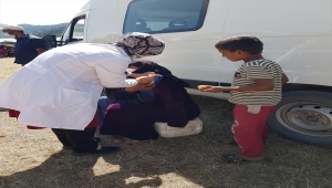 Derebucak'ta tarım işçilerine Kovid-19 aşısı yapıldı