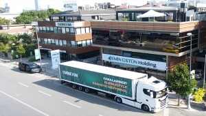 Eminevim'den yangın bölgesine yardım tırı