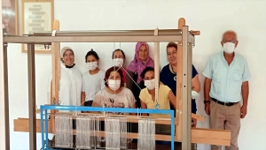 Güdül'de kadınlar Tiftik keçisinin yününden kumaş üretecek
