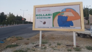Karaman'da bilboardlardan "aşı olun" çağrısı