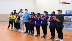 Karaman'da düzenlenen Golbol Yükselme Müsabakaları tamamlandı