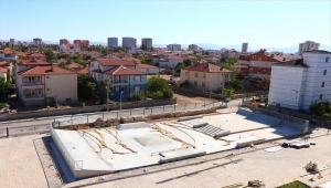 Karaman'da kaykay pistinde çalışmalar sürüyor