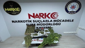 Kayseri'de 8 kilogram kubar esrar ele geçirildi