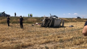 Kayseri'de araç şarampole devrildi: 3 ölü, 9 yaralı