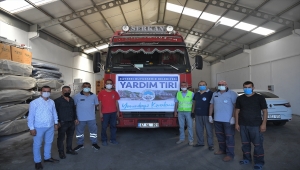 Kayseri'den Kastamonu'daki afetzedelere mutfak malzemesi yardımı