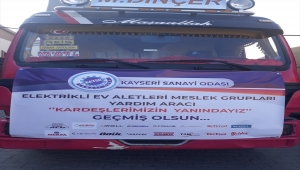 Kayseri Sanayi Odası'ndan Antalya'ya yardım