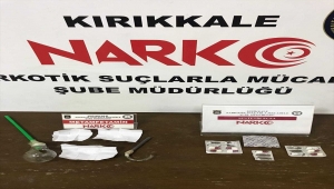 Kırıkkale'de uyuşturucu ticareti yaptığı iddiasıyla bir şüpheli tutuklandı