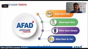 Kırşehir'de kamu personeline afet farkındalık eğitimi verildi