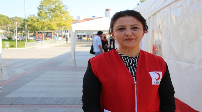 Konya'da Kızılay tarafından "Konya Hayat Veriyor" kan bağışı etkinliği düzenleniyor