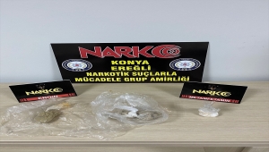 Konya'da tavuk dürüm içerisine gizlenmiş uyuşturucu ele geçirildi