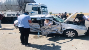 Konya'da zincirleme trafik kazasında 4 kişi yaralandı